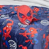 Jay Franco Marvel Spiderman Throw Blanket with Gift Box - Plush Throw Measures 46 x 60 Inches - Super Soft Special Edition Superhero Fleece Bedding