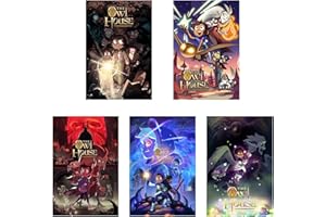 The Owl House Canvas Art and Wall Art Set - Living Room and Bedroom Decor - 5 Modern Pieces (No Frame, 12x18 inch - 5pcs)