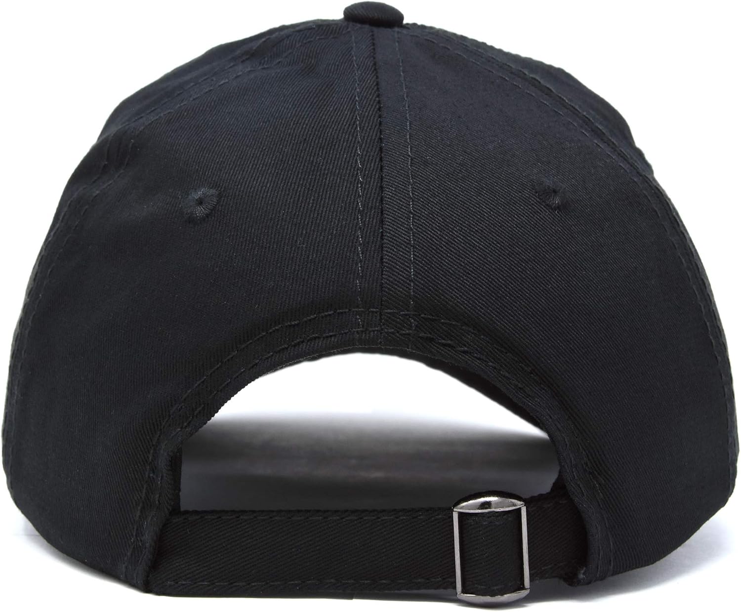 DALIX NASA Hat Soft Baseball Cap Embroidered Space Meatball Logo in Black: Clothing