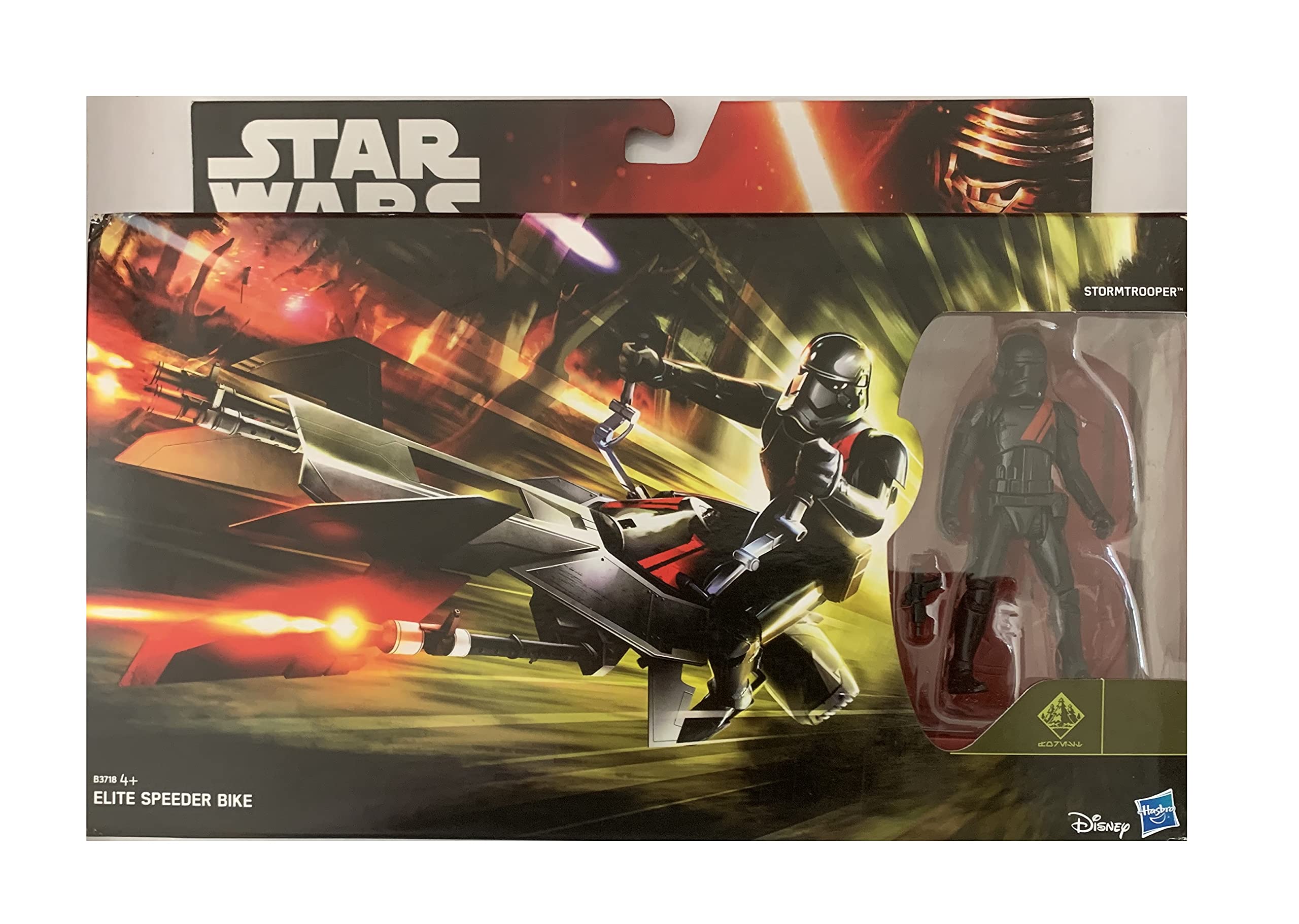 Hasbro Star Wars Elite Speeder Bike With Stormtrooper in Black Armour