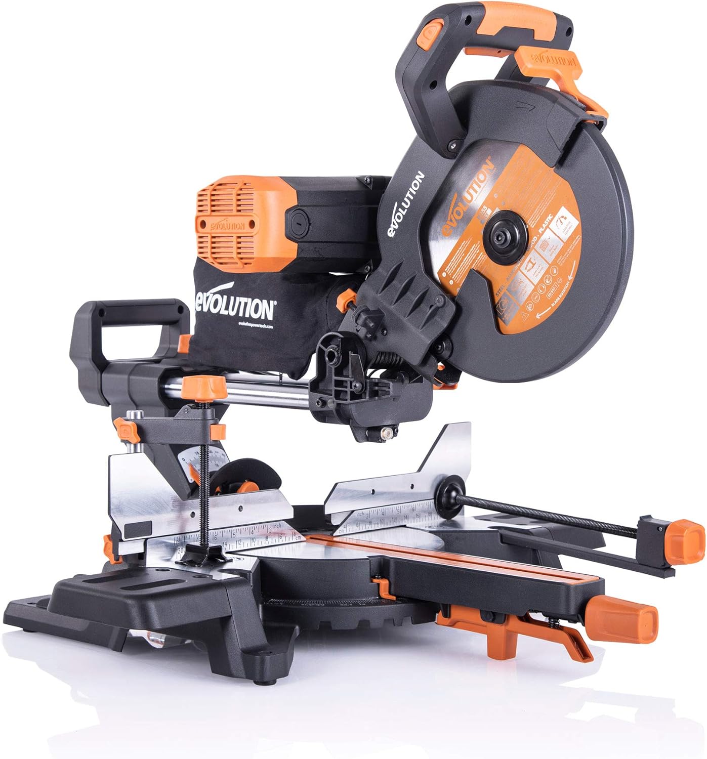 Evolution Power Tools R255SMSDB+ Double Bevel MultiMaterial Sliding