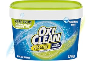 OxiClean All-Purpose Stain Remover Powder for Household, Laundry, Carpet, and Upholstery - Colour Safe, Chlorine Bleach Free,