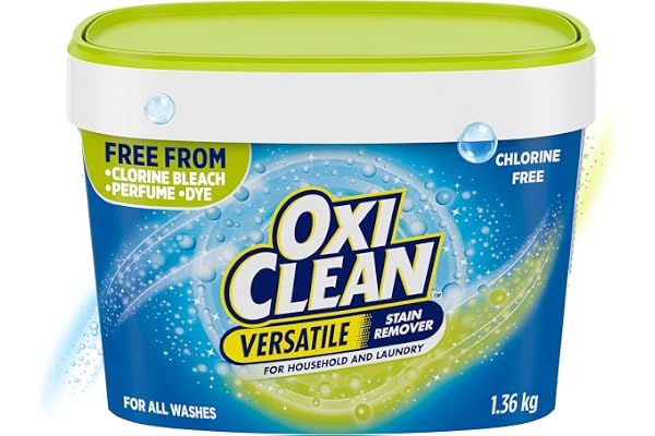 OxiClean All-Purpose Stain Remover Powder for Household, Laundry, Carpet, and Upholstery - Colour Safe, Chlorine Bleach Free,