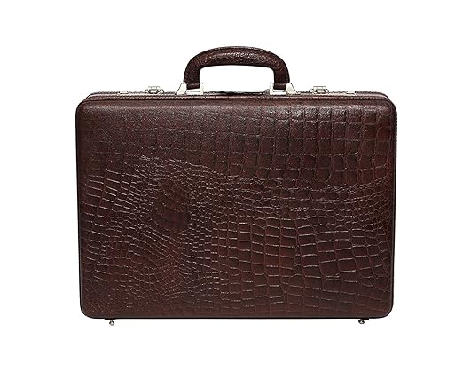 Zordan Leather Briefcase Bag Cum Office File Bag for Men Expandable Made in Pure Leather