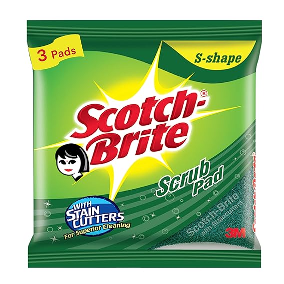Scotch-Brite Scrub Pad (Regular) - Pack of 3