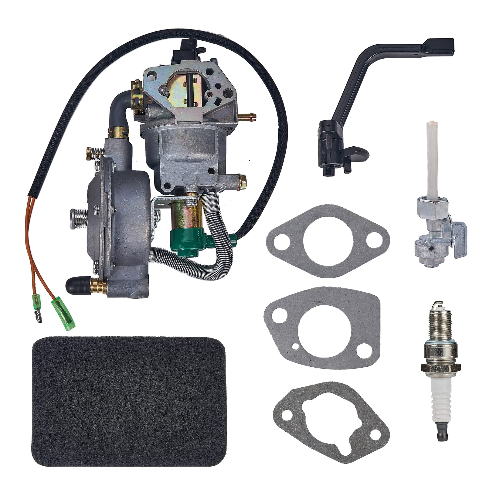 Mikatesi manual choke GX390 188F Generator Dual Fuel Carburetor LPG CNG ...