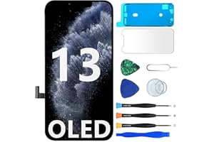 MP+ for iPhone 13 OLED Screen Replacement,[FHD][COF][Face ID] Touch Display Digitizer Assembly with Repair Tools Kit,Waterproof Tape