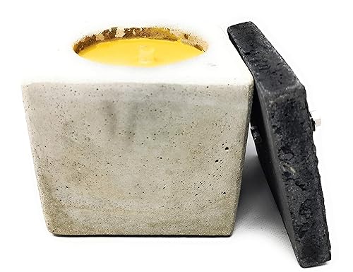 Handgemachte Betonfeuer Gartenfackel wiederbefüllbare Tischfeuer Kerze