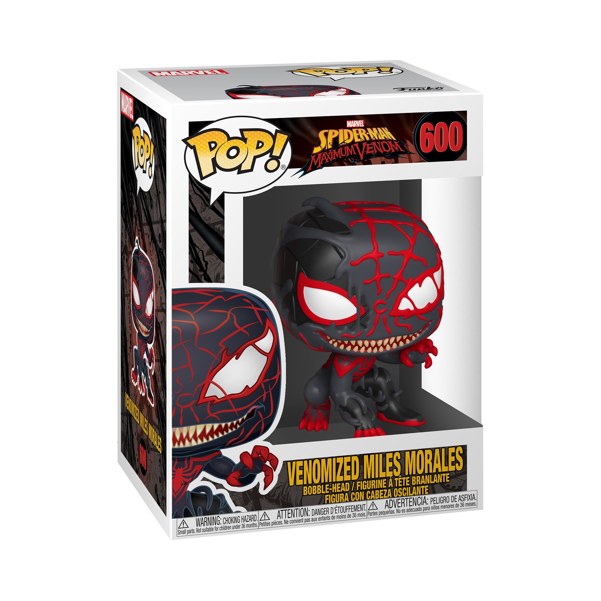 Funko POP! Marvel: Max Venom-Miles Morales - Collectable Vinyl Figure - Gift Idea - Official Merchandise - Toys for Kids & Adults - Comic Books Fans - Model Figure for Collectors and Display