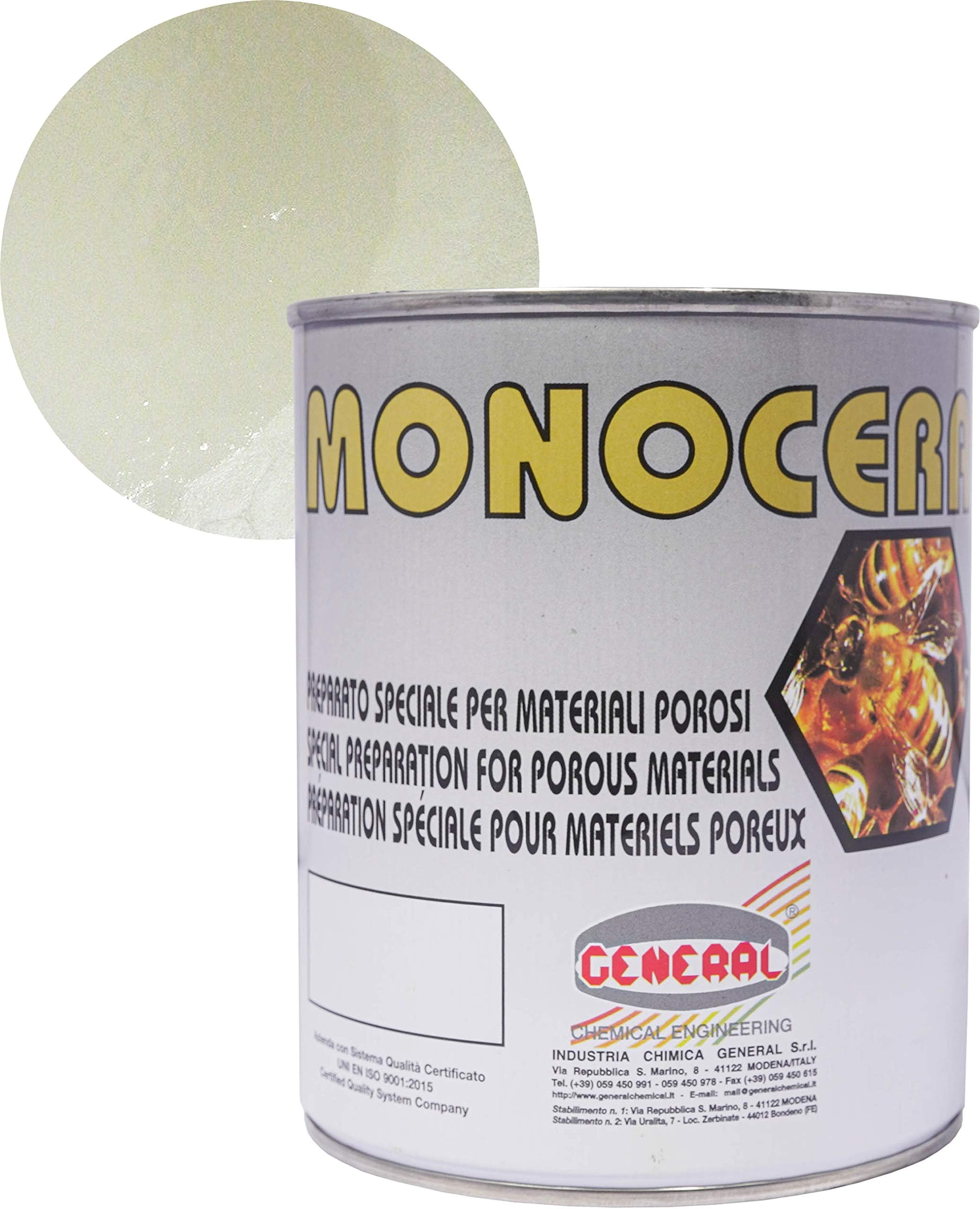MONOCERA -WHITE- Paste Wax for Marbles, Granites, Natural Stones - TENAX, AKEMI