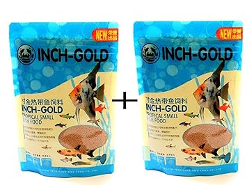 inch gold tropical small fish food