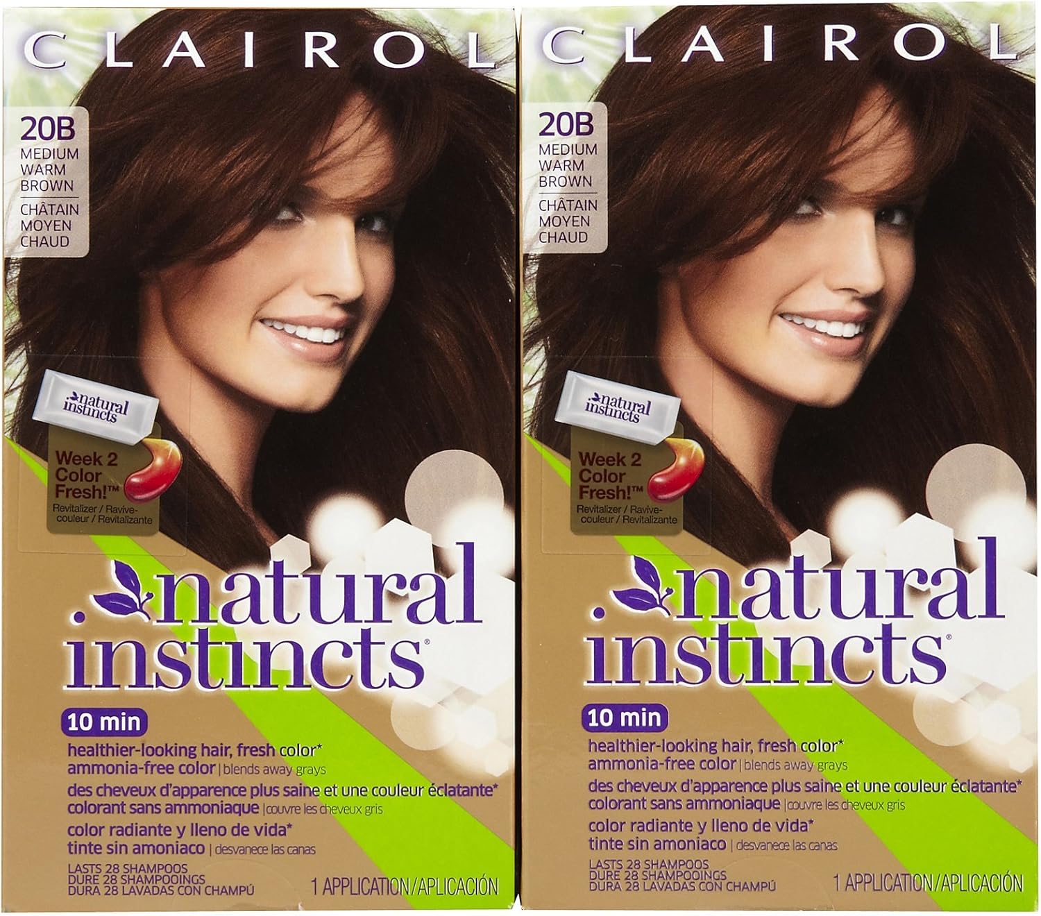 Clairol Natural Instincts 5w 20b Cinnamon Stick Medium Warm Brown
