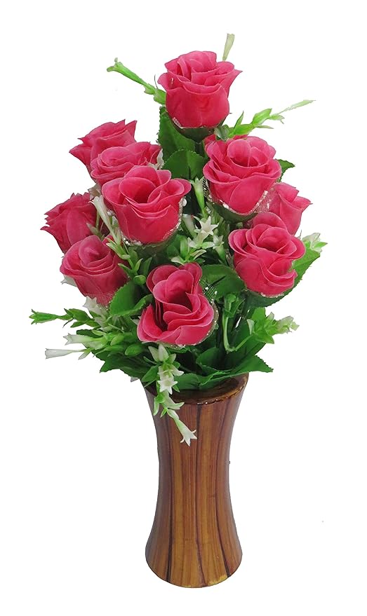 Buy Ysk Creation Artificial Flower Pot With Rose Flower Flower