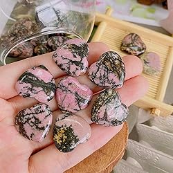 20 PCS Rhodochrosite Natural Heart Healing Crystals