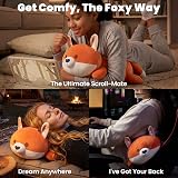 Mewaii Cute Fox Plush Pillow Red Fox Stuffed Animal 13 Inch Kawaii view 3