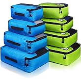Packing Cubes Luggage Bags Organizer Durable Travel Accessories With Clothing Label
