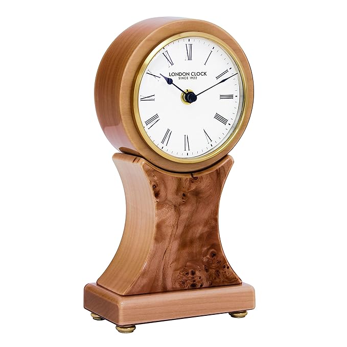 London Clock Wooden Mantel Clock Amazon.co.uk Kitchen & Home