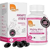 Zahler Mighty Mini Prenatal Vitamin with DHA & Folate - Certified Kosher - All Natural Prenatal Vitamins - Multivitamin for Pregnant Women - 19 Prenatal Vitamins Including Folic Acid (90 Softgels)