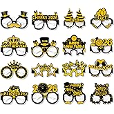 Ediactcyl 16Pcs Happy New Year’s Eve Glasses 2026 - New Year’s Eve Party Supplies 2026 | Happy New Year Eyeglasses 2026, NYE Decorations 2026