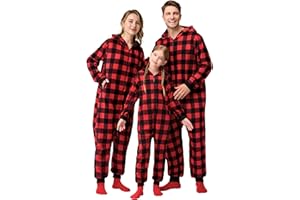 Giggling Getup Adults Christmas Hooded Jumpsuit, Loose Christmas Jumpsuit
