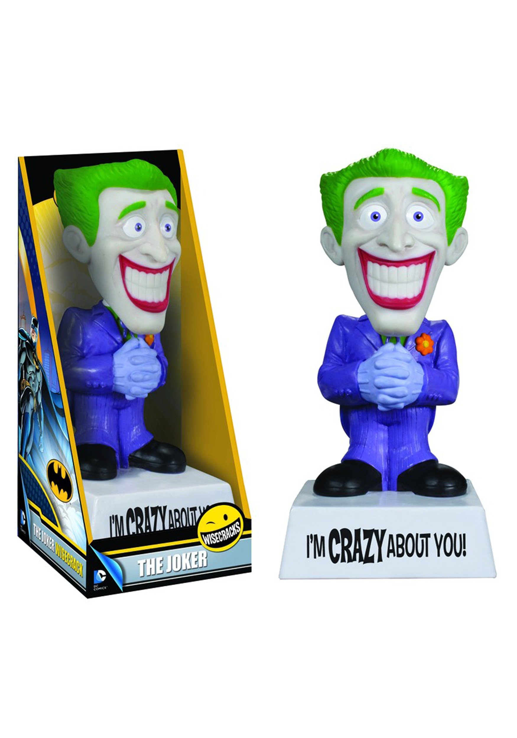 DC Comics Batman Joker Wacky Wisecracks I'm Crazy About You! Figure