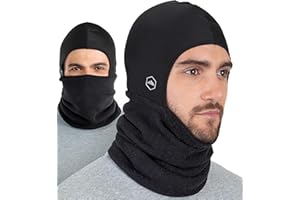 Tough Headwear Winter Neck Warmer-Fleece Balaclava, Ski Mask For Men & Women, Cold Weather, Motorcycle Helmet Liner