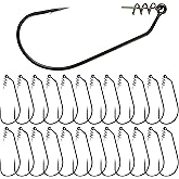 Reaction Tackle Swimbait Hooks for Bass Fishing - Soft Plastic Fishing Hooks with Centering Spring pin for Soft Plastic Swim Baits and Worm Lure Baits