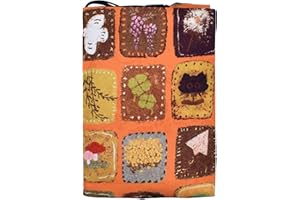 BLBMH A6 Book Covers Planner Cover Protector Fit for 4x6 inch Travelers Notebook Cover Fabric Softcover Protector for Women Unique Birthday Christmas Gifts Book Lovers Gifts - Yellow 6in