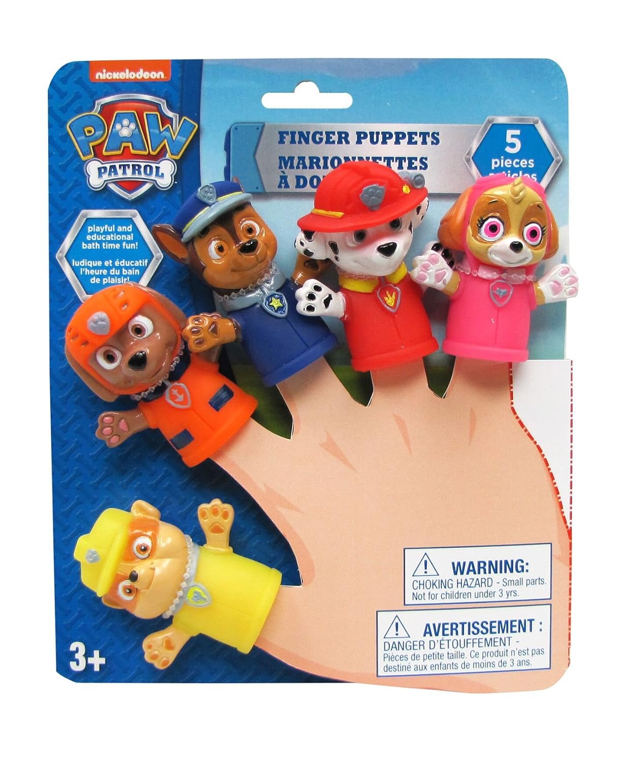 nickelodeon paw patrol finger puppets