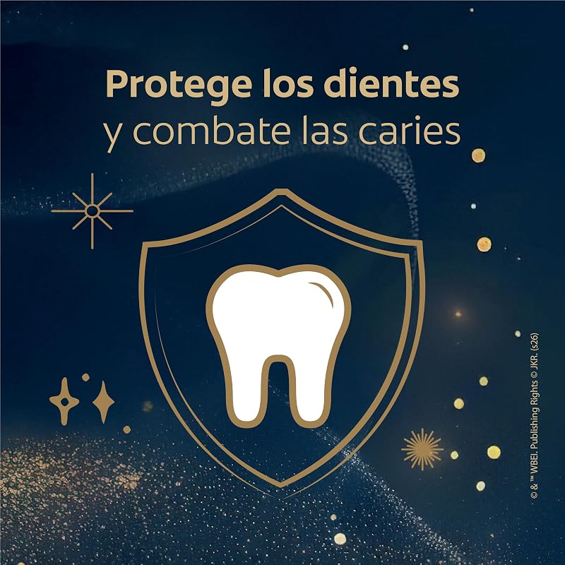 Harry Potter, Pasta de Dientes infantil, 6+ Años, Pack 4x50ml
