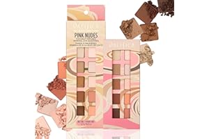 Pacifica Pink Nudes Mineral Eyeshadow Palette, 10 Neutral Shades, For Natural or Smoky Eye Look, Naked Eye Makeup, Longwearing & Blendable, Vegan, Cruelty Free Ophthalmologist Tested