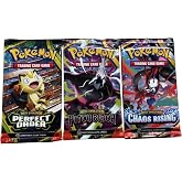 Pokemon Trading Card Game Random Sealed 3 Booster Packs 100% Authentic