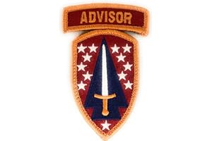 Insignia Depot US Army Security Force Assistance Brigade (SFAB) Color Patch w/Advisor Tab with Hook