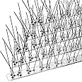 OFFO Bird Spikes with Stainless Steel Base, Covers 73.7 Feet(22.5m) Durable Bird Spikes Arrow Pigeon Spikes Fence Kit for Keeping Small Bird, Crows and Woodpeckers Away