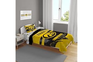 Pegasus Sports NCAA Slanted Stripe 4 PC Twin Bed in a Bag