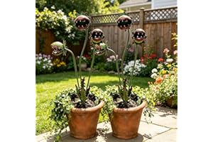 Whimsical Metal Carnivorous Plant Garden Stake Carnivorous Plant Stake Venus Flytrap Monster Plant Sculptur Outdoor Decorativ