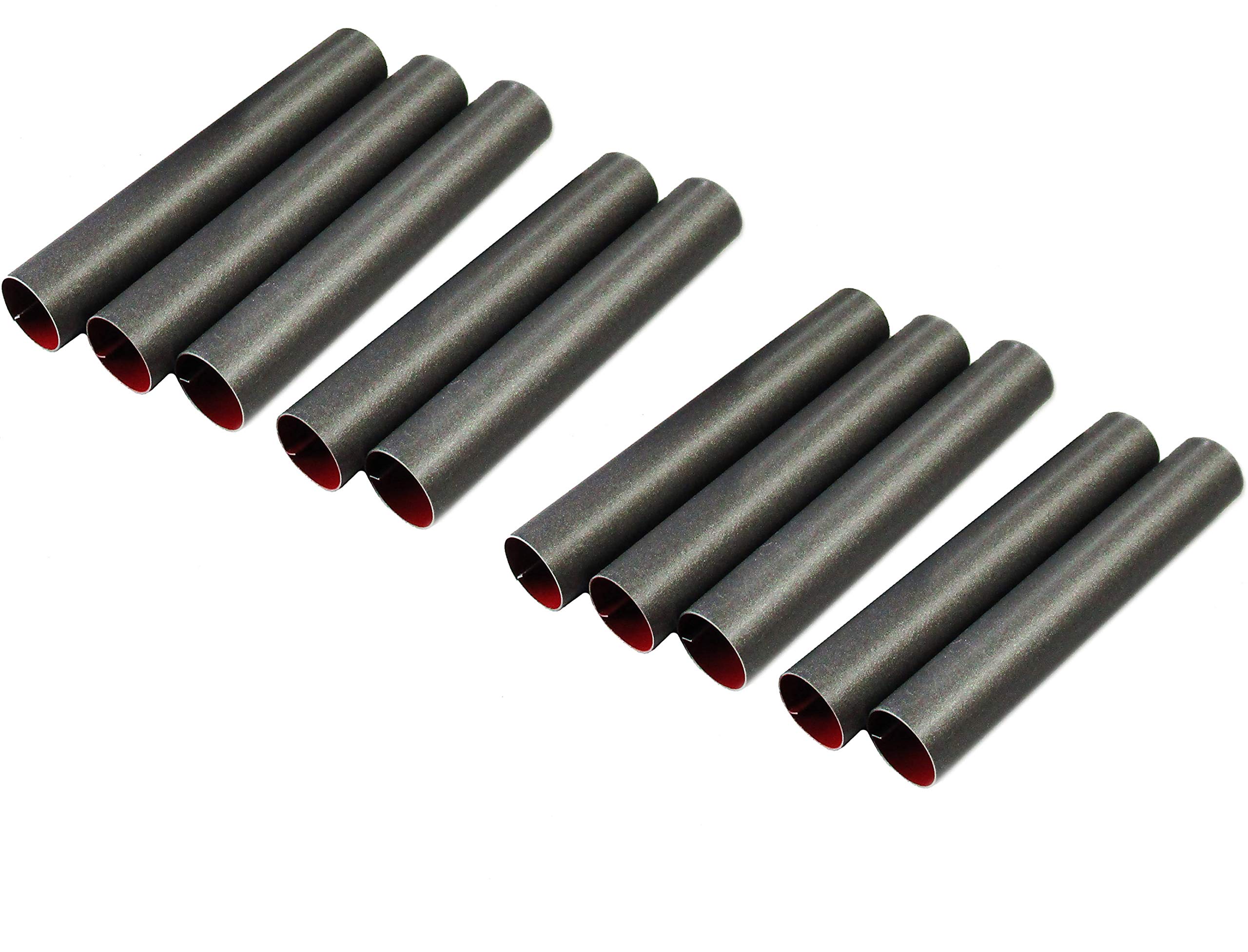 rukauf Foam Rolling Moulds, Pack of 10, Small (8 cm x 1.3 cm), Non-Stick Teflon Traditional Baking Mould, Iridescent Curl Mould, Straight Tubes, Piping Nozzles, Cream Rolls