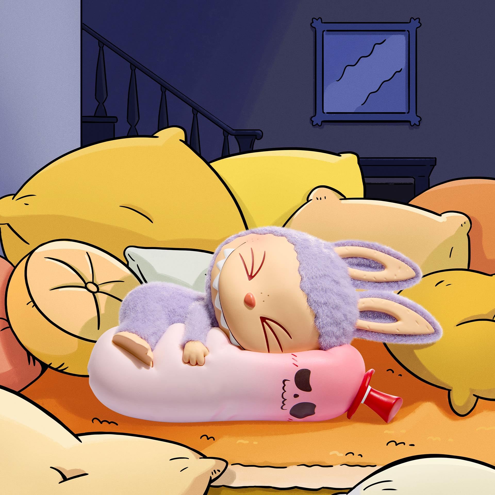 POP MART The Monsters 1:00 A.M. Series Blind Box Figures, Collectible Toys Home Decorations, Holiday Birthday Gifts for Girls and Boys, Single Box