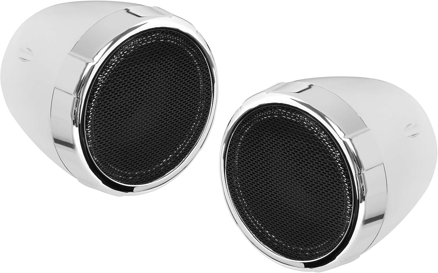 BOSS Audio Systems MC425BA Motorcycle Speaker and Amplifier Sound System - Bluetooth, Weatherproof, 3 inch Speakers, 2 Channel Amplifier, FM Tuner, USB, SD, Auxiliary in, Great for 12 Volt Vehicles