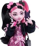 Monster High Draculaura Doll with Pet Bat and 7 Accessories view 3