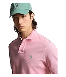 Polo Ralph Lauren Mens Custom Slim Fit Mesh Polo