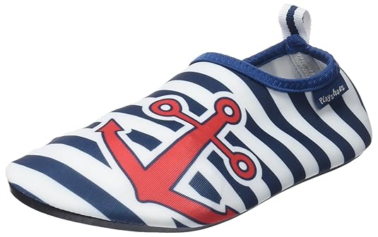 Playshoes Unisex-Kinder Badeslipper, Badeschuhe Maritim Aqua Schuhe