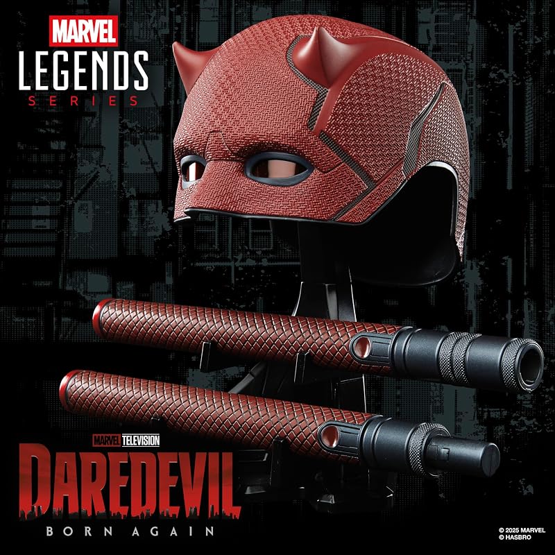 Hasbro Marvel Legends Series, maschera e manganello premium per roleplay ispirati alla serie "Daredevil: Rinascita" — foto 5 di 7