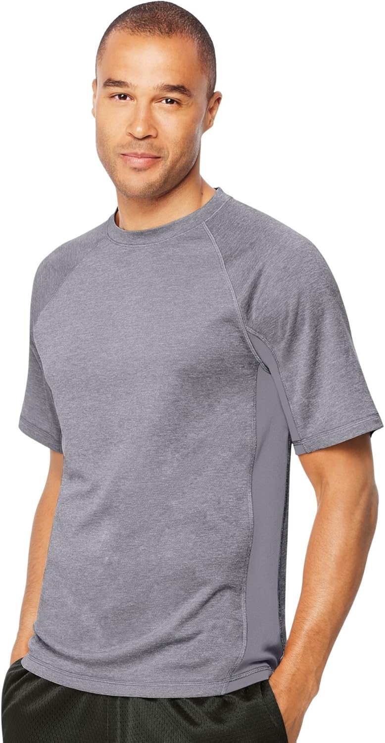 Hanes Sport Men's X-Temp Performance Training T-Shirt at  Men’s Clothing store