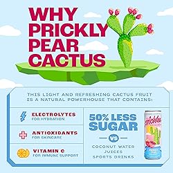 Pricklee Prickly Pear Cactus Water - Packed With