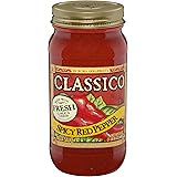Amazon Com Classico Roasted Red Pepper Alfredo Pasta Sauce 15 Oz Jar Prime Pantry