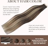 GOO GOO Tape In Hair Extensions 20inch 100g 40pcs 4/26/4 Chocolate Brown to view 7