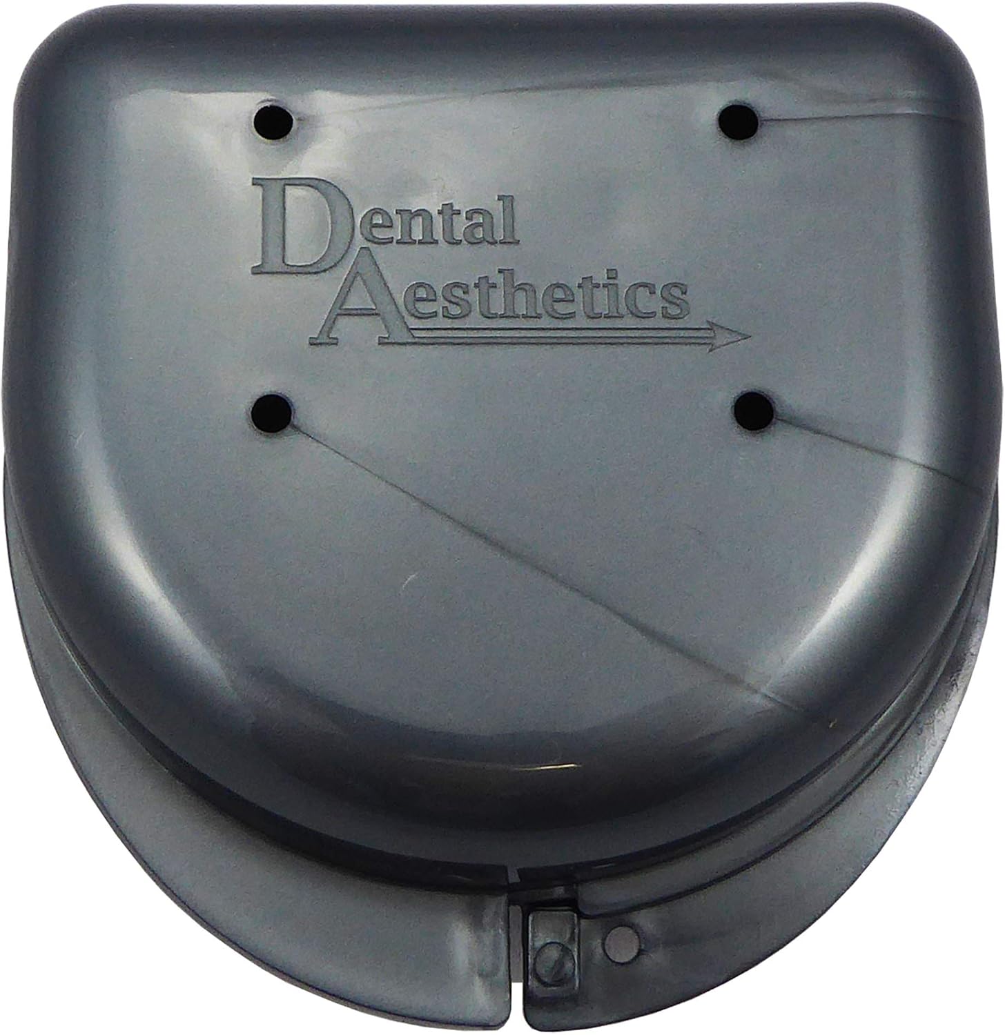 2 x Gum Shield Case - Mouthguard Box for Ortho Retainers Sports Dental Appliances, Dentures & More (Blue & Dark Grey) - Image 4