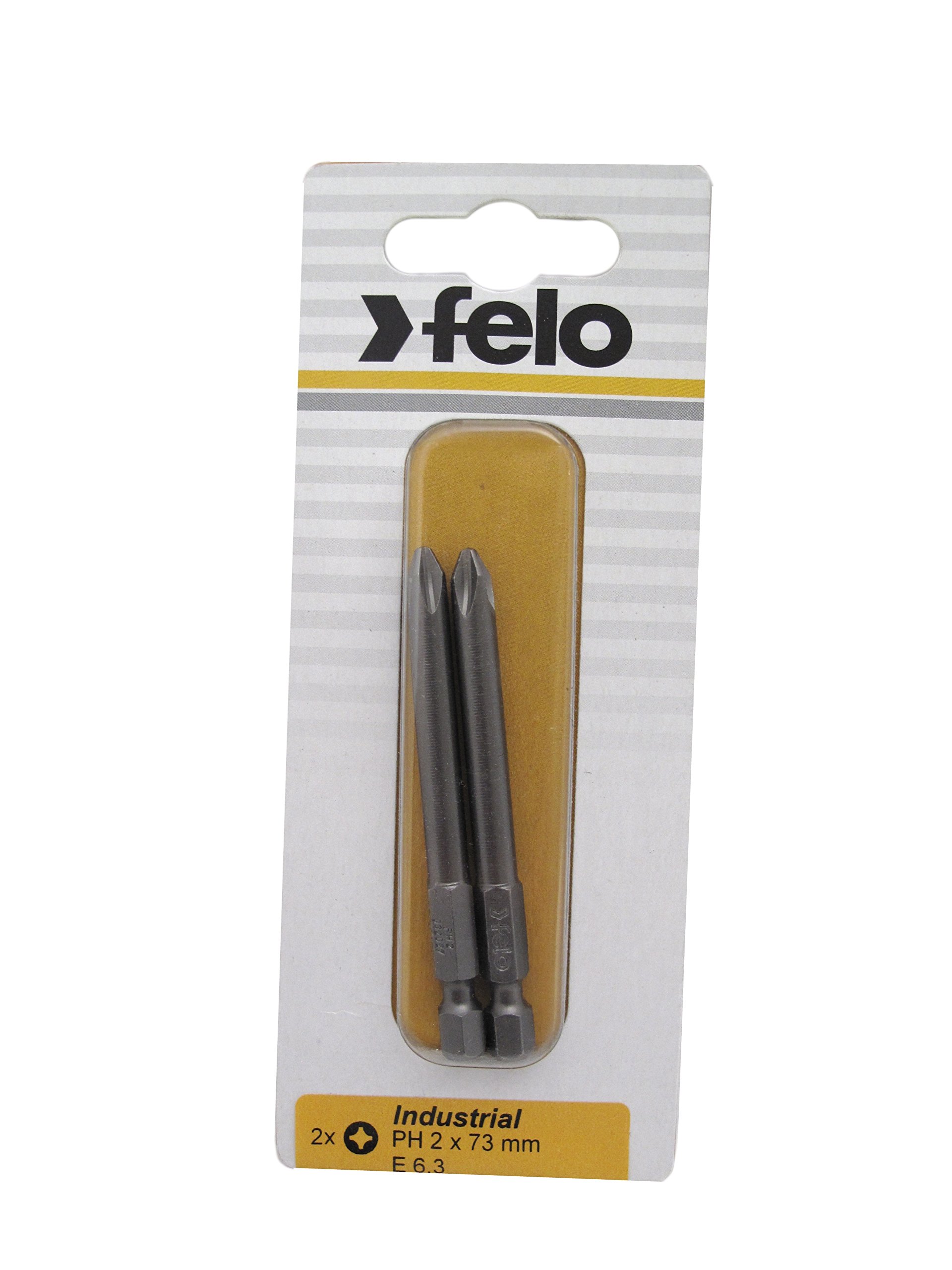 Felo 0715710304 PH 2 Industrial Bits - on Card (2 Pack), Length: 3"