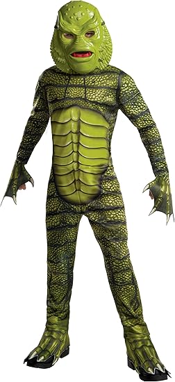 Amazon 半魚人 衣装 コスチューム 子供男性用 ユニバーサルモンスターズ コスプレ 仮装 通販